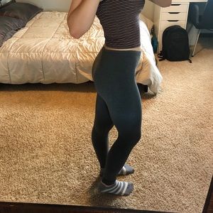 Gray leggings